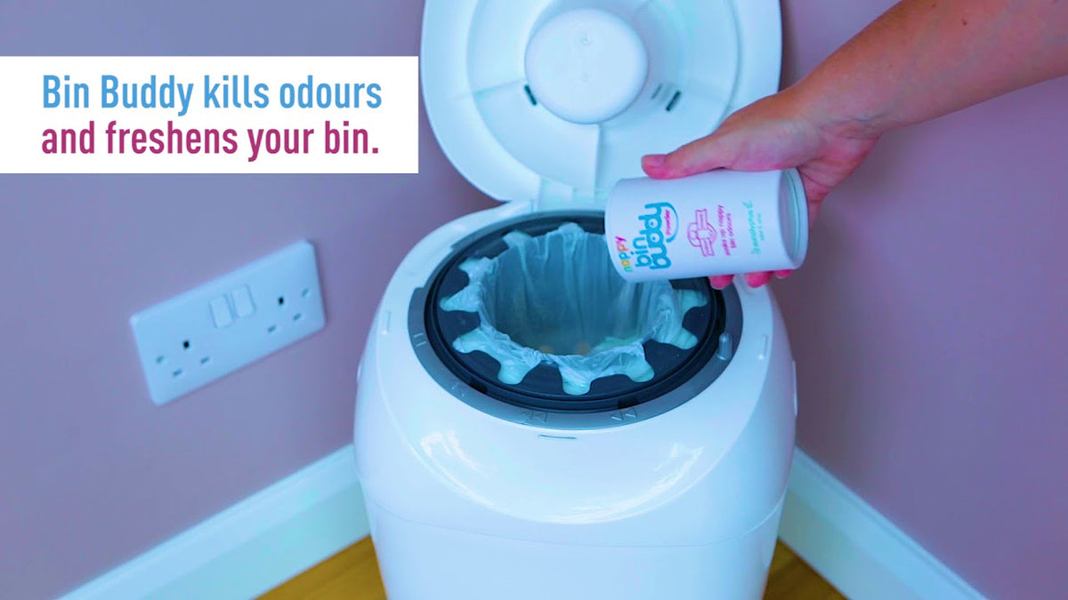 Bin Buddy Nappy Bin Powder Deodoriser (2 PACK) Eco Nappy Bins